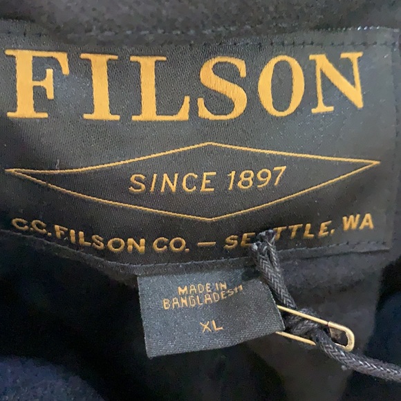 Seattle Wool Work Jacket Dark Navy - Picture 4 of 7